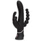 Love Honey Happy Rabbit Triple Curve 21-function Rechargeable Silicone Vibrator with Anal Beads Black at $79.99