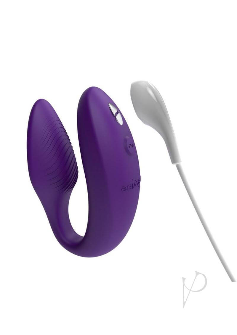 We Vibe Sync Purple couples vibrator with remote and app control for dual stimulation