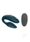 We-Vibe Sync 2 Rechargeable Couples Vibrator in Green Velvet with Remote Control