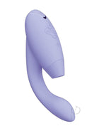 Womanizer DUO 2 Lilac rabbit toy with Pleasure Air clitoral stimulator and powerful G-Spot vibrator for blended pleasure and orgasms.