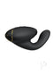 Womanizer DUO 2 Black luxurious rabbit toy offering Pleasure Air clitoral stimulation with powerful G-Spot vibrator for blended orgasms
