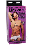"Signature Cocks Leo Vice 7.5 Inch ULTRASKYN Dildo Packaging Front View"