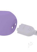 Ritual Aura Purple Silicone Rabbit Vibrator with charging cable for ultimate pleasure and sensuality