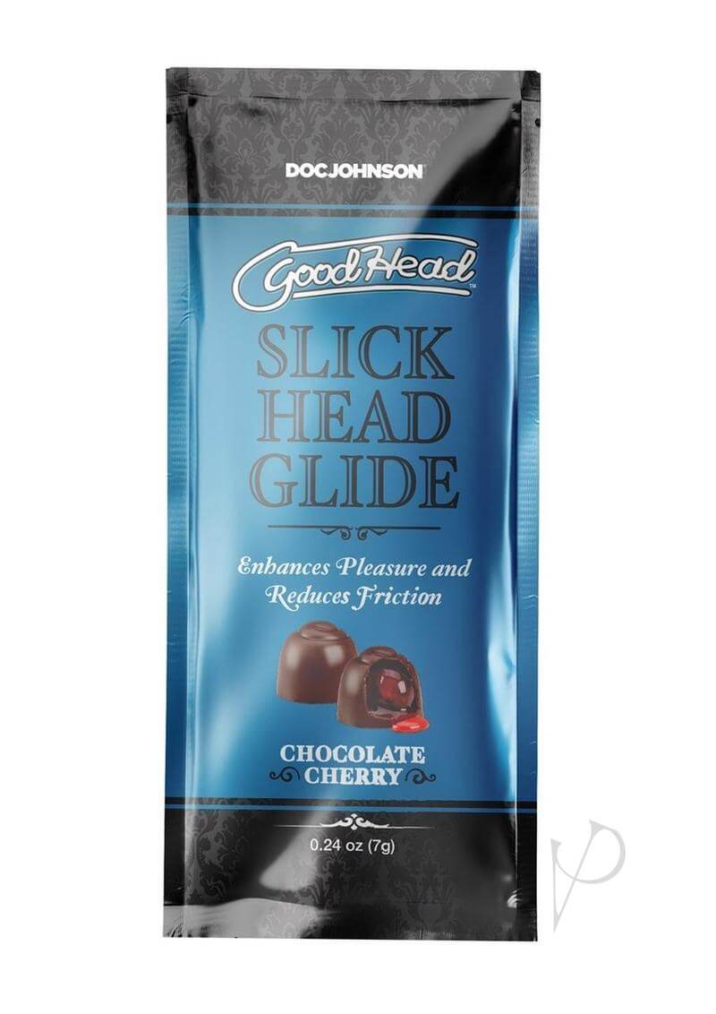 GoodHead Chocolate Cherry Slick Head Glide Pack for enhanced pleasure and reduced friction
