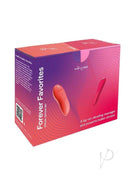 We-Vibe Forever Favorites Special Edition Set with Tango X and Touch X Vibrators packaging in red and coral.