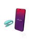 We Vibe Sync Lite Aqua C-Shape vibrator with smartphone app control for couples.