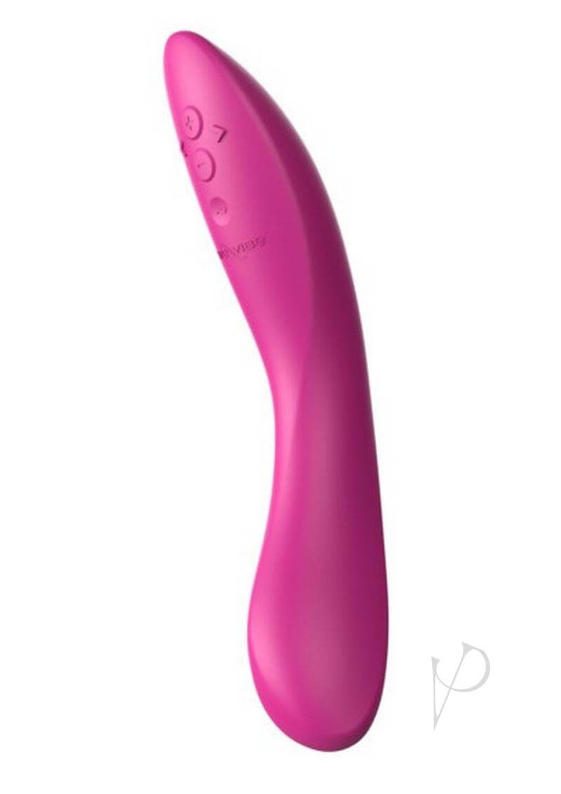 We-Vibe Rave 2 Fuchsia ergonomic G-spot stimulator with innovative twisted design and intense vibrations for heightened sensations