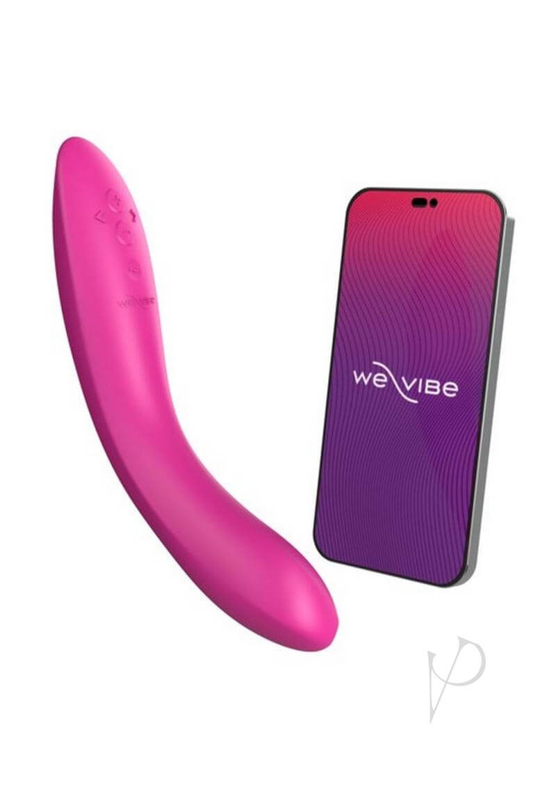 We-Vibe Rave 2 G-spot stimulator in fuchsia with smartphone control.
