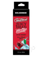 GoodHead Juicy Head Sour Cherry Dry Mouth Spray 2oz packaging front view
