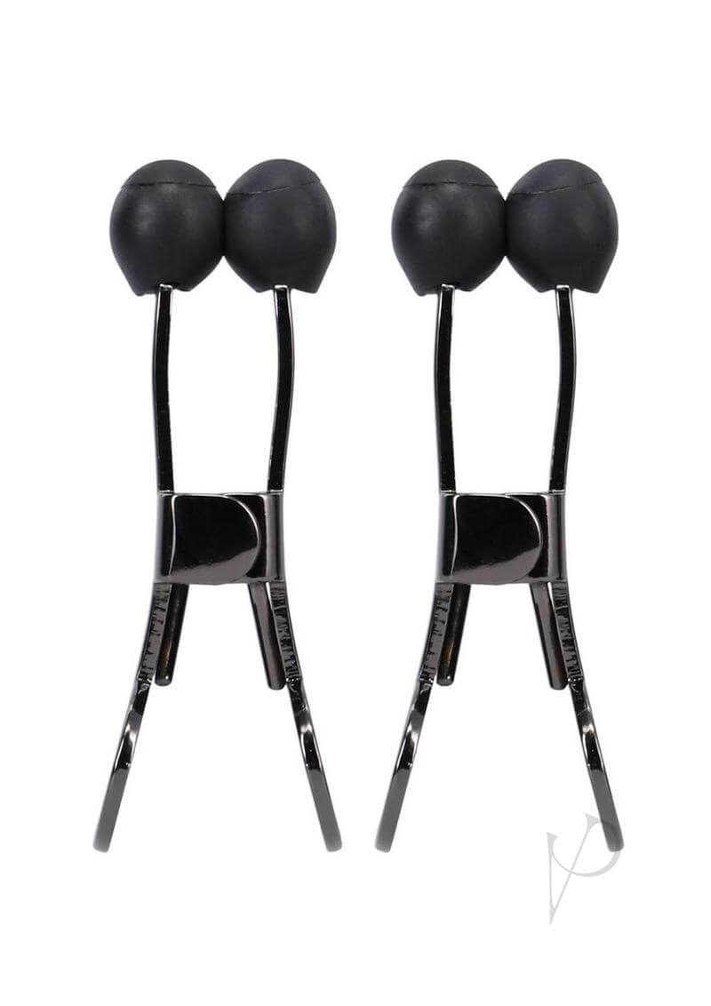 Stainless steel and silicone nipple clamps for BDSM and sensory play by Merci Nippers