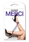 Soft Hemp Bondage Cuffs packaging featuring leg bound by rope in black high heels.
