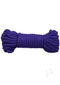 Premium 30-Foot Purple Hemp Bondage Rope for Shibari and Rigging Needs