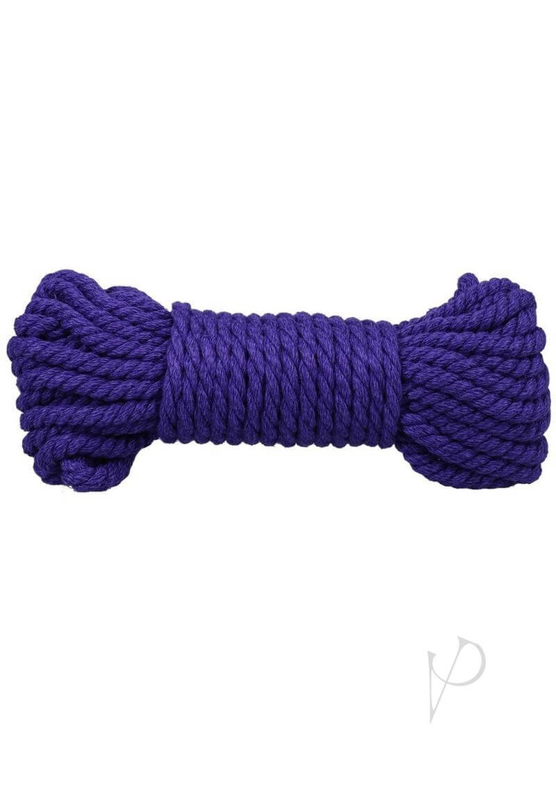 Premium 30-Foot Purple Hemp Bondage Rope for Shibari and Rigging Needs