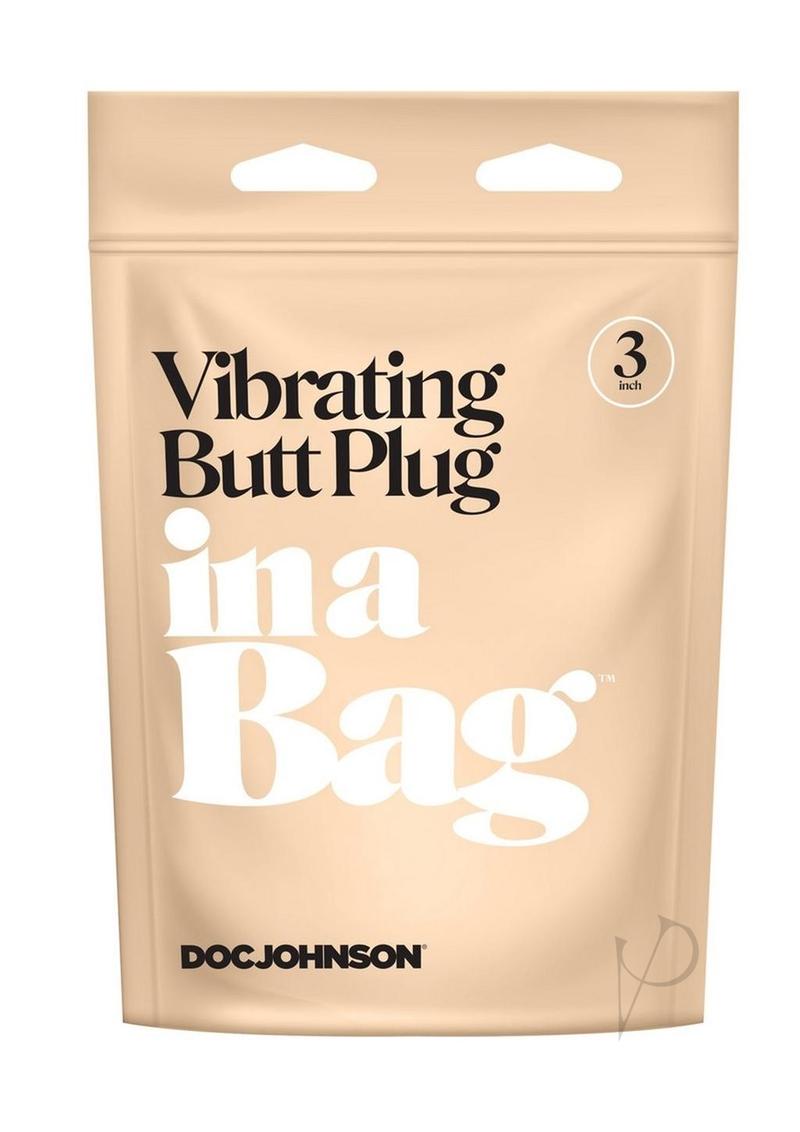 In A Bag Vibrating Butt Plug 3 Black-0
