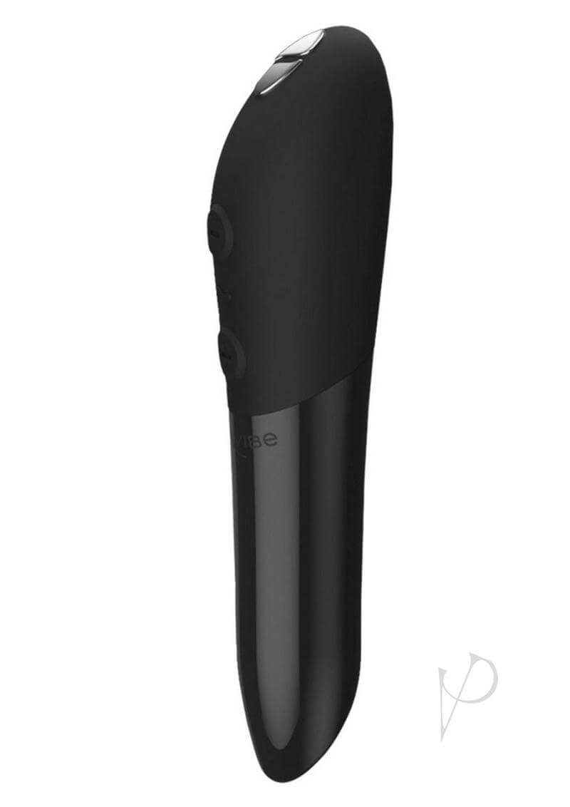 We-Vibe Tango X bullet vibrator in satin black finish celebrating 15 years of pleasure innovation