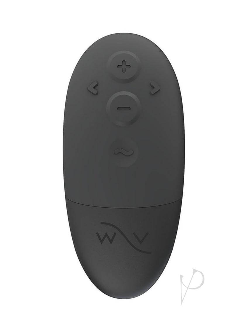 We-Vibe Universal Remote Control in sleek black with seamless and intuitive pairing for enhanced pleasure experiences.