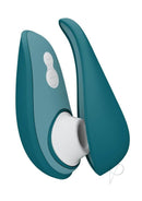 Womanizer LIBERTY 2 in Dark Petrol, a compact and travel-friendly pleasure device with a hygienic magnetic cover, perfect for on-the-go satisfaction.