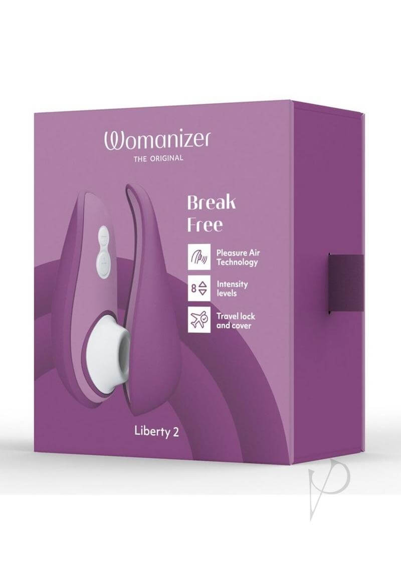 Womanizer LIBERTY 2 Purple in packaging with key features and product image