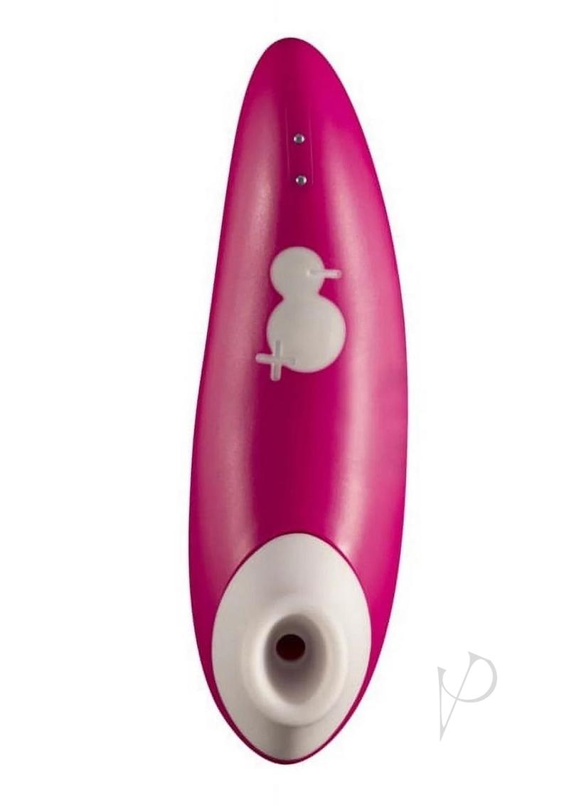 We-Vibe ROMP Shine clitoral stimulator in pink and white color combination with 10 intensity levels