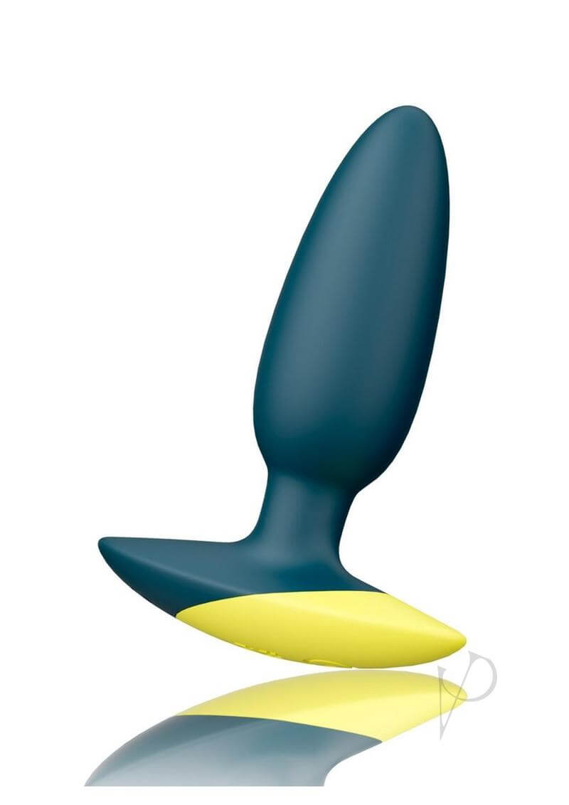ROMP Bass Green Vibrating Anal Plug - Shaped for Ultimate Anal Pleasure and Sensory Stimulation