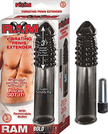 Nasstoys Ram Vibrating Penis Extender Smoke at $21.99