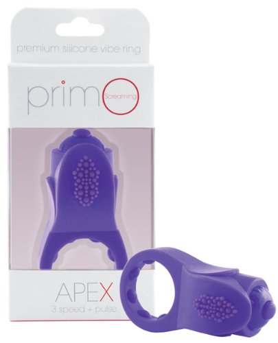 Screaming O The Screamimg O PrimO Apex Purple Vibrating Cock Ring at $15.99