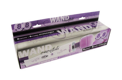 XR Brands WAND ESSENTIALS 8 SPEED 8 FUNCTION WAND PURPLE at $60.99