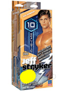 Jeff Stryker Ultra-Realistic Cock 10-inch molded dildo packaging with lifelike details, premium adult toy.
