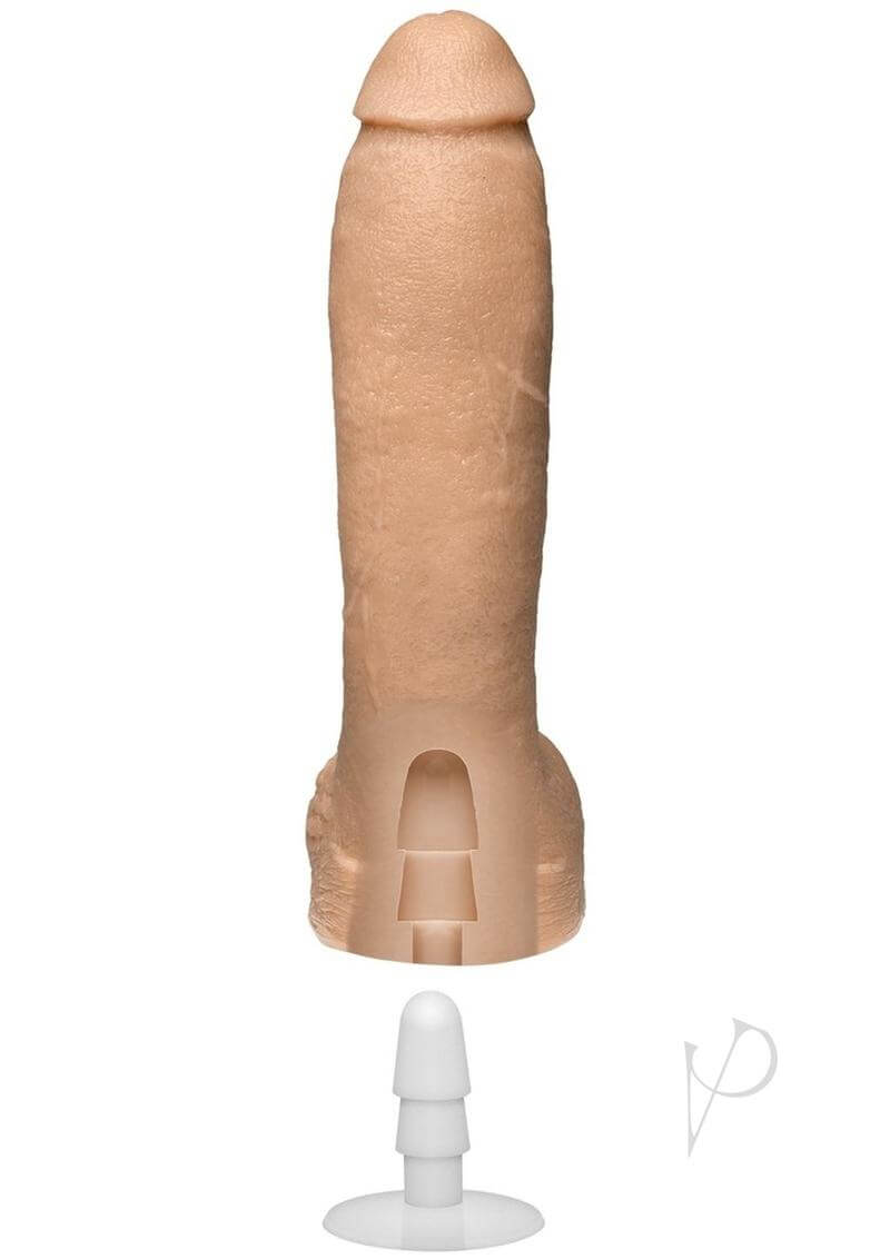 Ultra-realistic Jeff Stryker cock replica with a dynamic design, featuring a curved shaft and detachable accessory for an immersive experience.