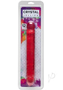 Doc Johnson's 12 Crystal Jellies Dong Pink in packaging