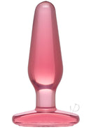 Crystal Jellies Butt Plug Med Pink-1