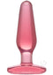 Crystal Jellies Butt Plug Med Pink-1