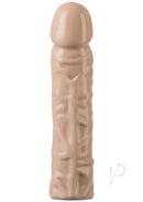 8-inch Vac U Lock Classic Dong Strap-On Attachment in Beige