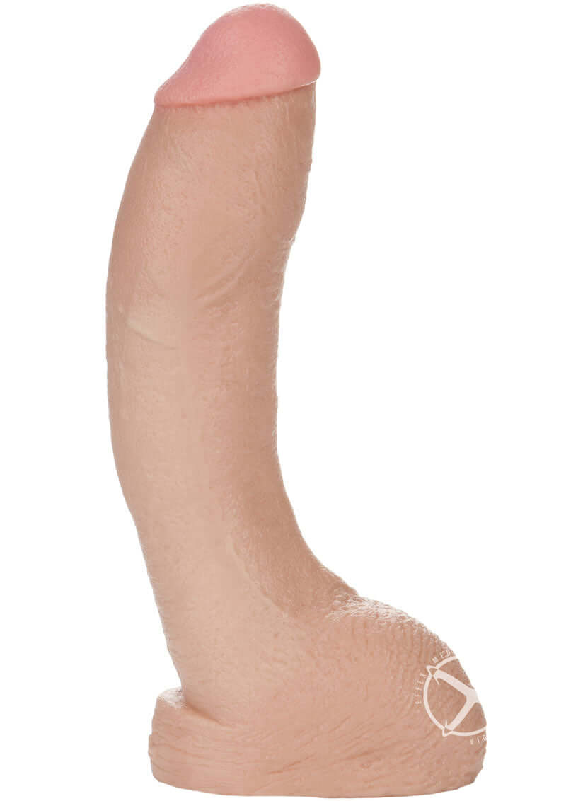 Vac U Lock Stryker Realistic Cock Attachment, 9-inch curved shaft, for an unforgettable experience and pure bliss.