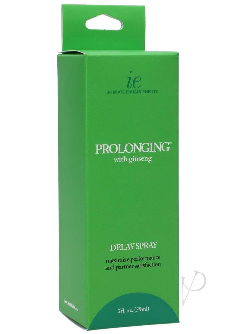 Proloonging Delay Spray for Men 2oz with Ginseng in Green Packaging