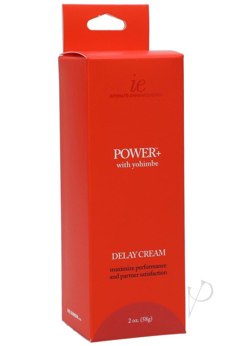 Power Delay Cream For Men 2oz with Yohimbe - Prolonging Cream for Premature Ejaculation Prevention.