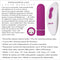Adam and Eve Rechargeable Remote Control Bullet Vibrator features satin-smooth design, 9 functions, and 50-foot range for pleasure.