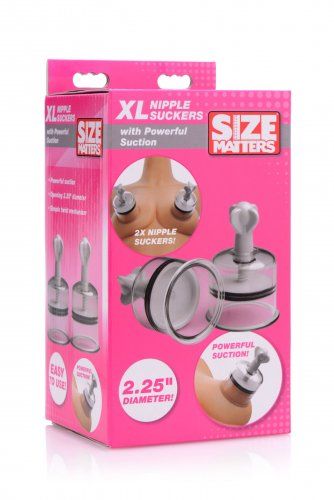 XR Brands SIZE MATTERS XL NIPPLE SUCKER at $22.99