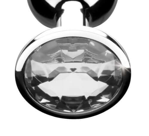 XR Brands Booty Sparks Clear Gem Large Anal Plug at $15.99