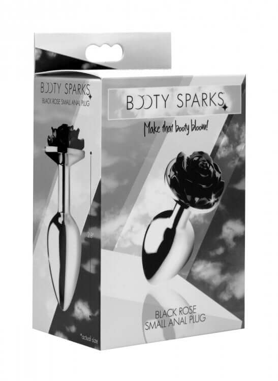 XR Brands Booty Sparks Rose Butt Plug Small from XR Brands at $10.99