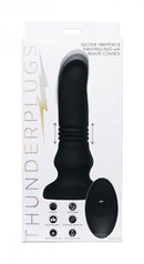 XR Brands Thunderplugs Silicone Vibrating and Thrusting Plug with Remote Control at $99.99