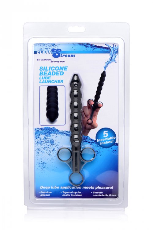 XR Brands XR Brands Cleanstream Silicone Beaded Lube Launcher at $17.99