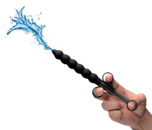 Cleanstream Silicone Beaded Lube Launcher in hand, illustrating easy and precise lubrication application.