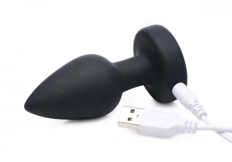 XR Brands Booty Sparks Silicone LED Plug Vibrating Small at $49.99