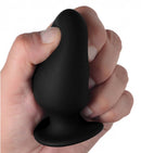 XR Brands Squeeze It Silexpan Anal Plug Small Black at $19.99