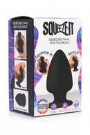 XR Brands Squeeze It Silexpan Anal Plug Small Black at $19.99