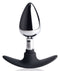 XR Brands Master Series Dark Invader Metal and Silicone Anal Plug Medium at $19.99