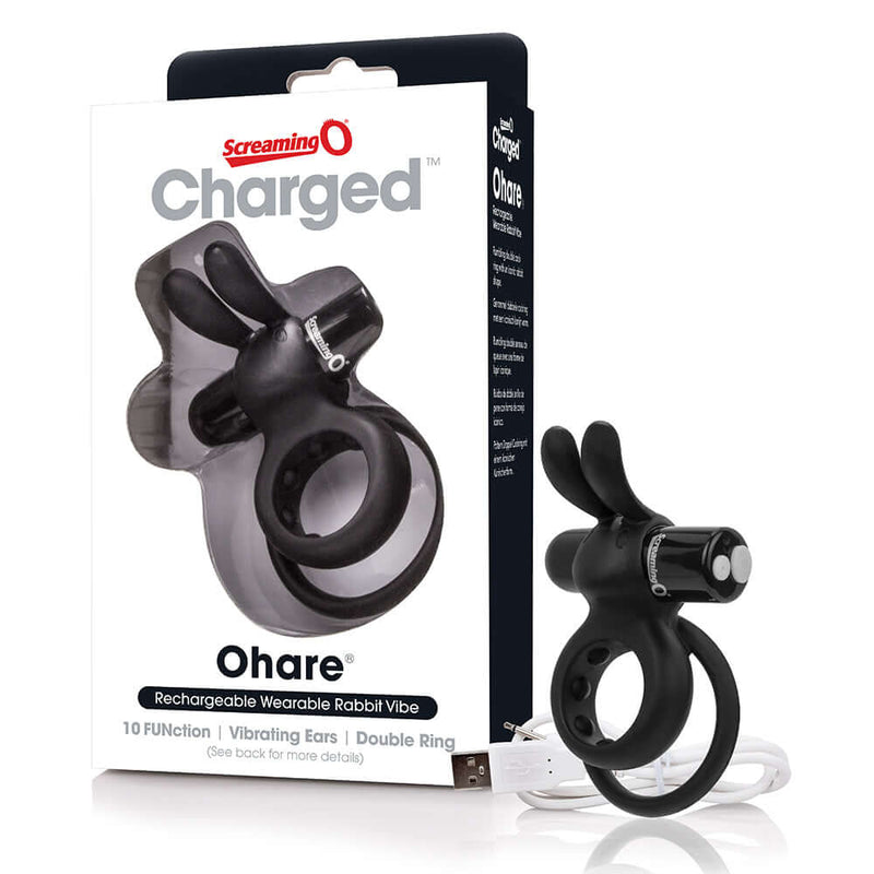 Screaming O Screaming O Charged Ohare Rechargeable Vooom Mini Vibe Black at $32.99