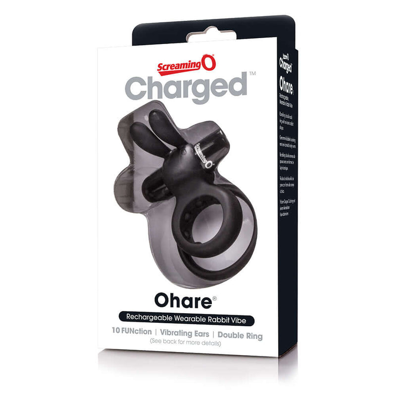 Screaming O Screaming O Charged Ohare Rechargeable Vooom Mini Vibe Black at $32.99