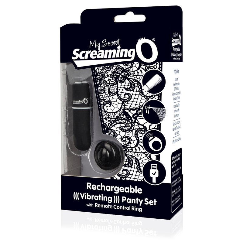 Screaming O My Secret Screaming O Charged Remote Control Panty Vibe rechargeable remote control vibrating panty set at $54.99